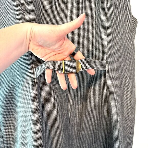 Vintage KGR Plaid Sleeveless Button Down Dress Size 16 - Picture 6 of 9